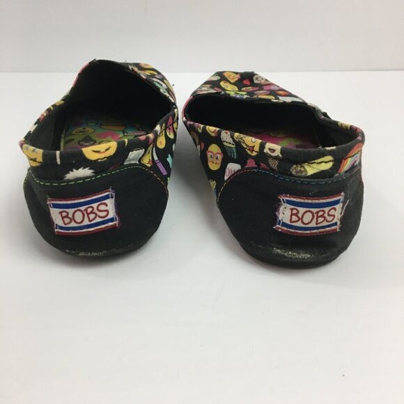 Bobs by Skechers Emoji Slip-on Flats Shoes - Picture 3 of 8